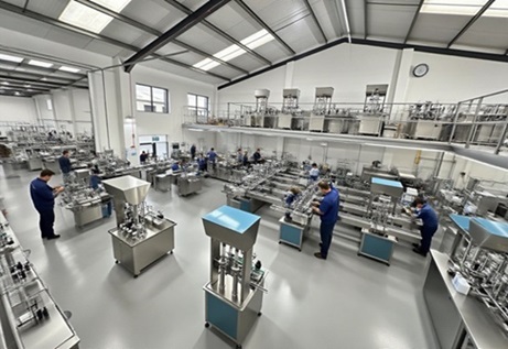 Lancing pouch filling machinery workshop used to illustrate factory acceptance testing
